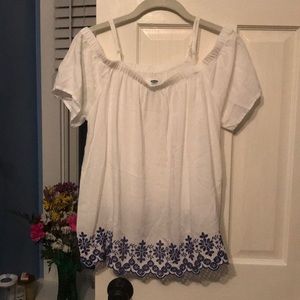 Old navy white off the shoulder top
